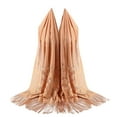 thumbnail image 3 of Shawls and Wraps for Evening Dresses Scarfs for Women Pashmina Wedding Formal Shawl Orange, 3 of 4