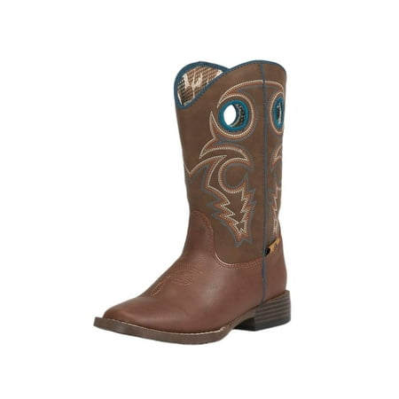 Double Barrel Western Boots Boys Kids Dylan Child Brown 4456232