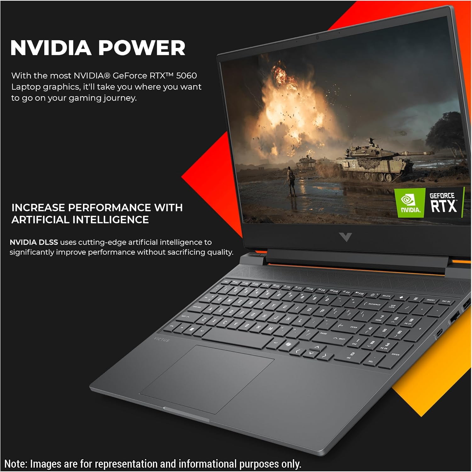 HP Victus Gaming Laptop, Intel i7-13620H, 64 GB DDR5 RAM, 1 TB