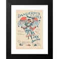 thumbnail image 2 of Jules Paul 14x18 Black Modern Framed Museum Art Print Titled - Dangerous Girls (1897), 2 of 5