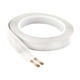thumbnail image 2 of Cable eléctrico de 22 AWG, 2 conductores, diseño plano estrecho, cable de cobre blanco LED para FL20505 1 metro, 2 of 9