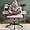Pink, variant on Criss Cross Chair with Wheels, Pink Armless Legged Office Desk Chair Wide Seat, Leather Comfortable Adjustable Swivel Computer Task Vanity Chairs for Small Space, Home Office