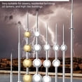 thumbnail image 3 of Lightning Rod, Lightning Protection Equipment Stainless Steel 50cm Rust Prevention  for Tower, 3 of 7