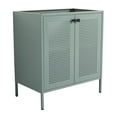 thumbnail image 5 of 30-Inch Freestanding Bathroom Vanity with Double Doors & Soft-Close Hinges, Modern Storage Cabinet Without Sink, Water-Resistant Design for Small Spaces & Adjustable Shelving, 5 of 9
