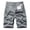 Gray, variant on WWV Cargo Men Shorts Work Shorts for Men Construction Pockets Zipper Shorts Solid Color Trendy Loose Fit Holiday Fitness Workwear Pants Army Green L