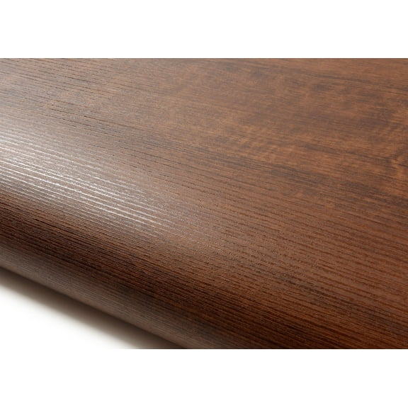 ROSEROSA Peel and Stick PVC Faux Wood Self-Adhesive Wallpaper Covering Counter Top Shelf Liner Horizontal Teak 2.00 Feet(W) X 6.56 Feet(L)