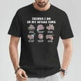 thumbnail image 2 of Cute Hippo Moo Deng Things I Do In My Spare Time Meme T-Shirt – Funny Animal Meme Graphic Tee for Men and Women, Adorable Hippo Shirt, 2 of 3