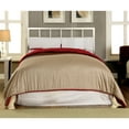 thumbnail image 4 of Furniture of America  Nols Modern 2-Piece Metal Headboard and Footboard Set Black/Chrome Full, 4 of 5