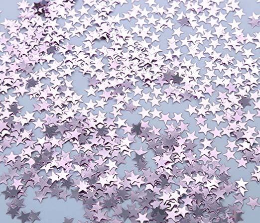 Iridescent Sparkle Star Glitter Confetti Table Scatter Decor DIY Party Supplies 