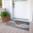 thumbnail image 6 of Addison Rugs Chantille Indoor/Outdoor Transitional Art Deco Gray Washable Rectangle Rug, 1'8" x 2'6", 6 of 6