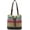 Red, variant on Canvas Shoulder Bag for Women Multi-Colour Striped Handbag Casual Top Handle Bag Large Hobo Bag Multi-Pocket Tote Bag