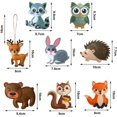 thumbnail image 1 of CARBONLIKE 8 piezas My Forest Friends Juego de adornos navideños Animales Craft Kit Navidad, 1 of 2