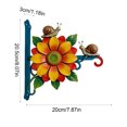 thumbnail image 3 of Aoznliie Wall Hooks, Decorative Metal Wall Hooks with Cute Animal Flower Patterns, Rustproof Iron Hangers for Plant Baskets Lanterns, 9x8 in, 3 of 6