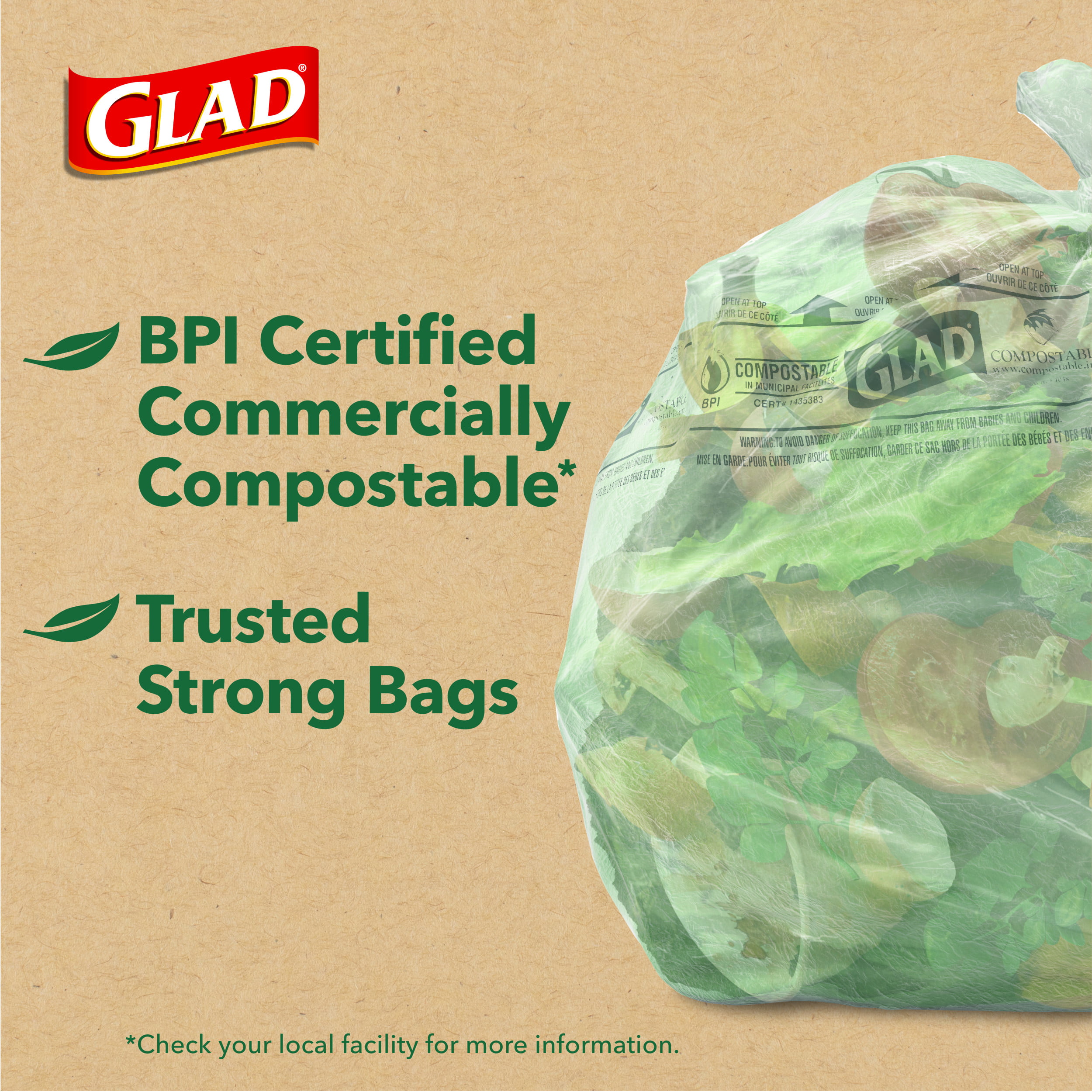 Simple Truth™ Small 2.6 Gallon Compostable Kitchen Trash Bags, 25 ct -  Harris Teeter