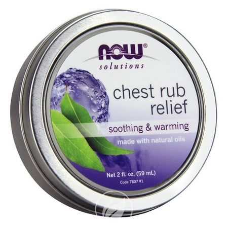 Now Foods, CHEST RUB RELIEF 2 FL OZ., Pack of 2