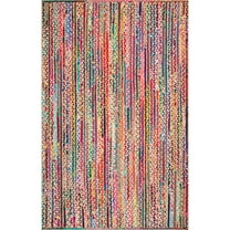 nuLOOM Aleen Braided Cotton/ Jute Accent Rug, 3' x 5', Multi