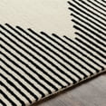 thumbnail image 4 of Surya Granada GND-2331 24 x 36" Rectangle Modern Wool Area Rug in Black/Beige, 4 of 8