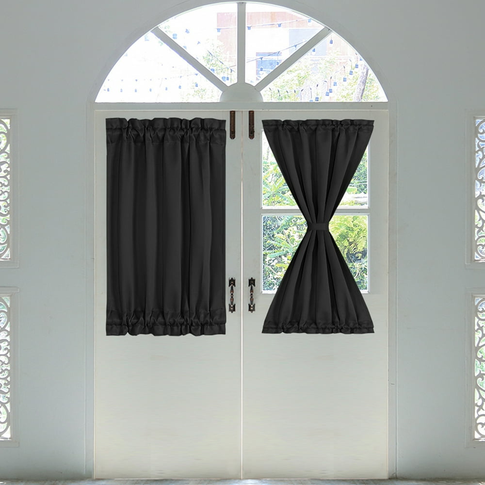 French Door Curtains Thermal Insulated Blackout Curtain Door Curtain