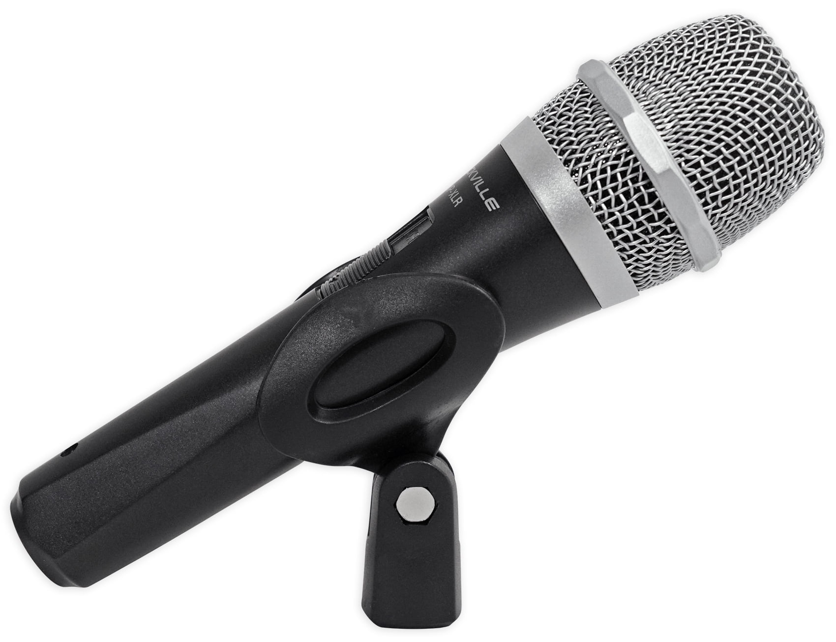 2 Rockville RMP-XLR Dynamic Cardioid Pro Microphones + 10' XLR Cables+2 Clips