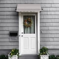 thumbnail image 3 of Awntech 3.38 Ft Charleston Sloped Fixed Awning with Scrolled Iron Arms (40.5in x 24in x 36in), Gray, 3 of 3