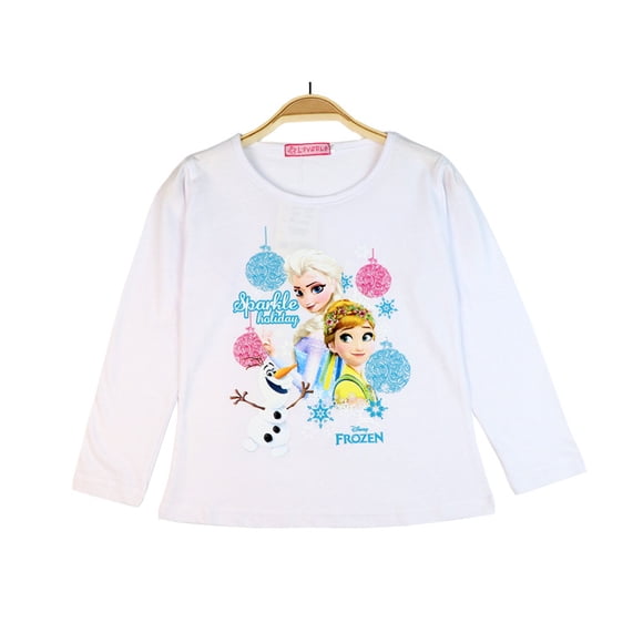 T-shirt à Manches Longues pour Filles, Coton, Aisha T-shirt-Vinsniv