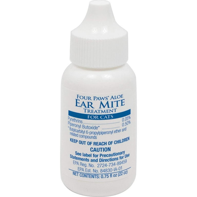 Four paws aloe ear outlet mite treatment for dogs