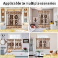 thumbnail image 5 of Vintage Farmhouse Kitchen Curtains Window Panels, Retro Home Text Country Star Wooden Insulated Window Treatment Curtain, Grommet Curtains for Bedroom/Living Room/Bathroom, 2 Piece 42"Wx54"L, 5 of 8