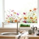 thumbnail image 1 of Painted Flowers Leaves Glass Door Window Room Living Room Home Beautification Decoration Window Stickers, 1 of 8