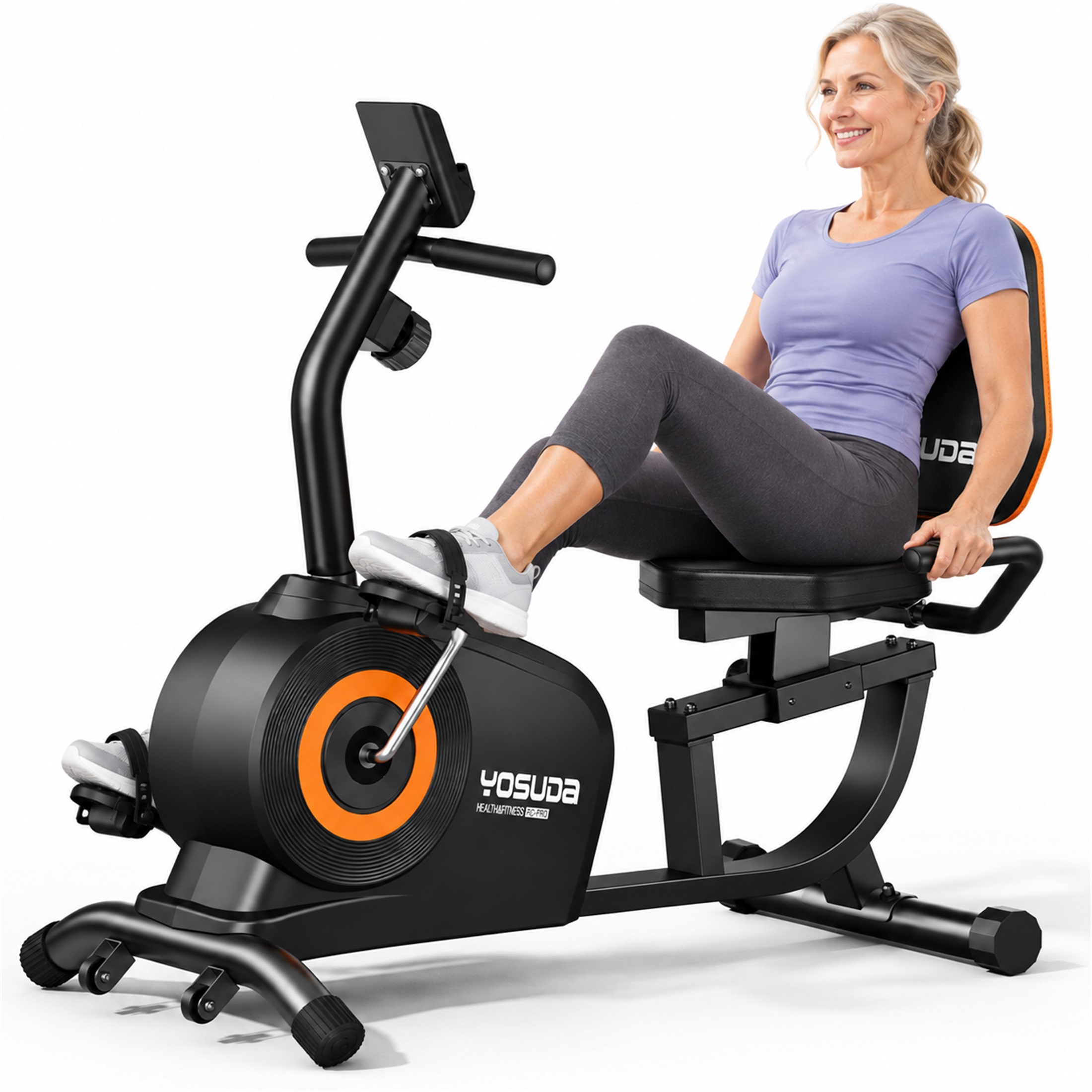 Yosuda Recumbent Exercise Bike 350lbs Capacity photo 1