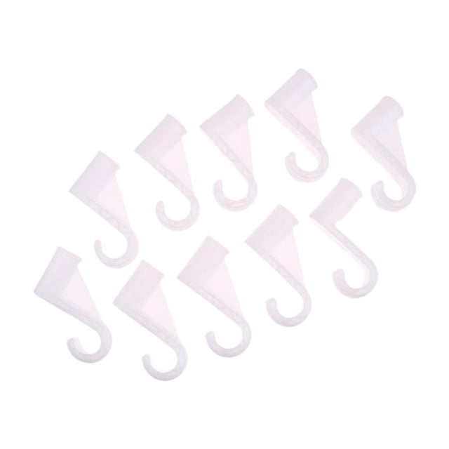 Siruishop 10 Pieces Shoe Rack Connectors, Pipe Adapter DIY Set, Easy to Install, Wardrobe Shoe Rack Pipe Fittings for Wardrobe Repair Diameter 25mm