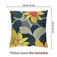 thumbnail image 4 of nygtbtfer Decorative Throw Pillow Covers Set of 2 Blue Yellow Pillow Covers Couch Pillow Covers for Sofa Outdoor Throw Pillow Cover Flower Pillowcase White, 4 of 7