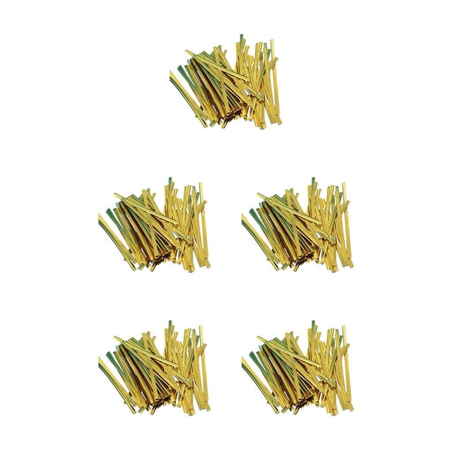 Monstrate Paquete de 100 Twists Ties Alambre Fiesta Boda Compromiso Cake Pops Regalos Bolsa Galletas Favores Paquete de encuadernación Type2 NO2