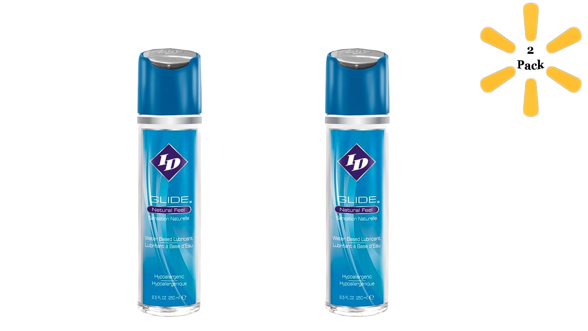 ID Glide Water-based Personal Lubricant, Super Sensitive, 64oz Pump, Large  Size, Safe for Silicone Toys - Walmart.com