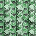 thumbnail image 1 of oneOone Rayon Green Fabric Asian Japanese Flower Craft Projects Decor Fabric Printed By The Yard 56 Inch Wide, 1 of 4