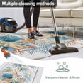 thumbnail image 5 of Vintage Beach Coastal Outdoor Rug 3x5 Ft - Reversible Patio Rug Outdoor Camping Rugs, Nautical Shell Starfish Coral Summer Indoor Outdoor Area Rugs, Non-Slip Outdoor Carpet Runner for Deck/Porch, 5 of 8