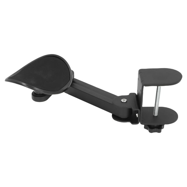 Arm Rest Support Extender, Aluminum Alloy Plastic Solid Ergonomic Flexible Armrest Pad Rotating Elbow Rest Holder for Home