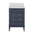 thumbnail image 3 of Eleanor 24" Bathroom Vanity with Marine Gray Cabinet and Quartz Top, 3 of 7
