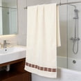 thumbnail image 2 of Kyusrd Hand Towels for Bathroom,Cotton Soft Absorbent Decorative Hand Towel for Face Spa Bath Gym Kitchen,White,34x74cm, 2 of 9