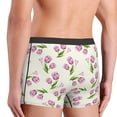 thumbnail image 3 of Uemuo Tulips Flowers Pattern Men's Boxer Briefs,Trunk Anti-Chafing,Comfortable, Durable, and Stylish Underwear-XX-Large, 3 of 9