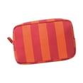 thumbnail image 3 of Neceser portátil de viaje para cosméticos, neceser para mujer, artículos de uso diario Rojo naranja, 3 of 9
