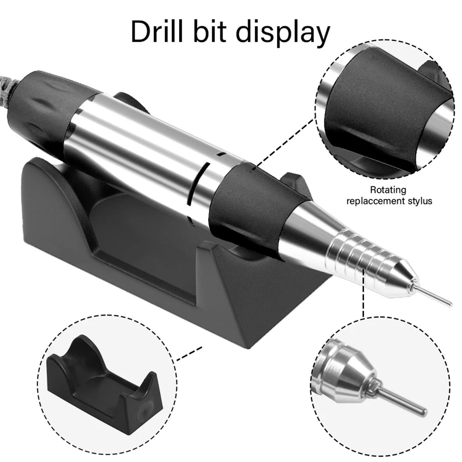 Electric Nail Sander Pedicure Manicure Tools Professional Nail Drill Machine Low Noise Cutters Nail File Kit