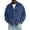 Navy, variant on Men's Waffle Corduroy Shirt Jacket Big and Tall Shacket Button Down Textured Overshirt with Flap Pockets, S-4XL Navy
