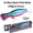 1#Blue, variant on Wofarmy 12.5cm 40g Big Popper Floating Wobbler Fishing Lures Topwater Trolling Artificial Hard Bait Fishing Tackle 6 Colors Options Tool 2#Red 40G12.5cm