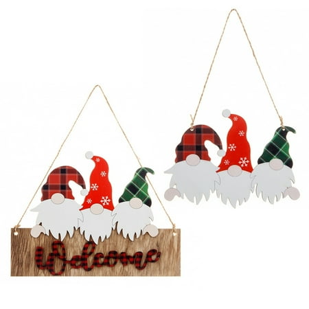 

Premium Christmas Gifts Funny Gifts Christmas Pendant Welcome To Christmas Door Hanging Wooden Sign Pendant For Faceless