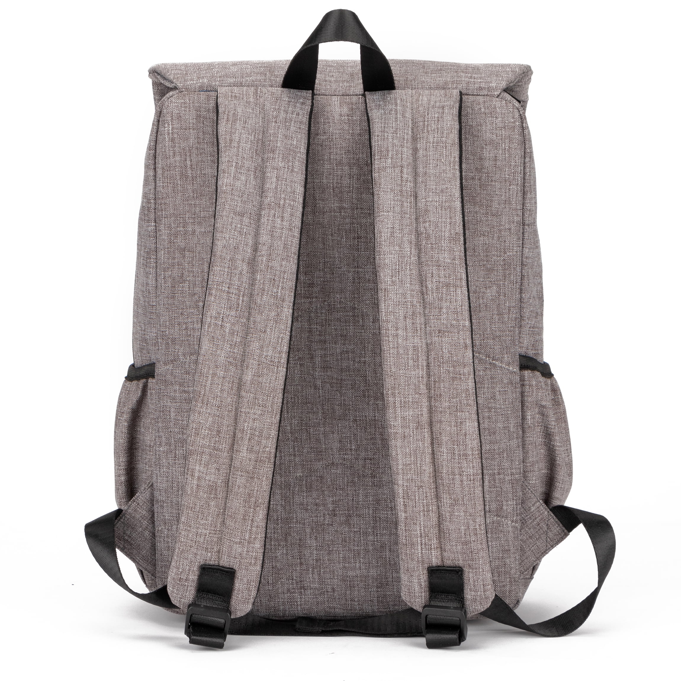 IZOD Youth Business Travel Slim Durable Laptop Backpack USB Charging Port, Computer Bag Fits 15.6 Inch Laptop Notebook / Grey