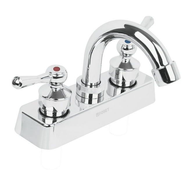 Mezcladora Para Lavabo Foset cuello Curvo manerales palanca MP-050P