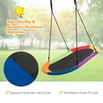 thumbnail image 5 of Gymax 60'' Saucer Tree Swing Surf Outdoor Adjustable Kids Giant Oval Platform Swing Set Colorful, 5 of 10