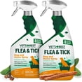 thumbnail image 1 of Spray casero para pulgas y garrapatas Vet's Best de 32 onzas para perros, paquete de 2, 1 of 9