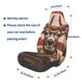 thumbnail image 3 of Yiaed Patriotic Deer Soldier Salute Print Car Seat Covers,Universal Auto Seats Protector Fits for Car,SUV Sedan,Truck,Automotive Seat Covers & Accessories, 3 of 5