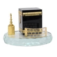 thumbnail image 2 of Ounissouiy Modelo en miniatura de mezquita islámica, decoración elegante de para el hogar, modelo de arquitectura de mezquita Kits de decoración para fiestas, 2 of 6